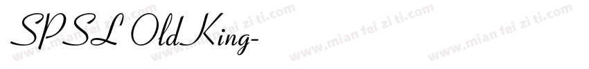 SPSL OldKing字体转换